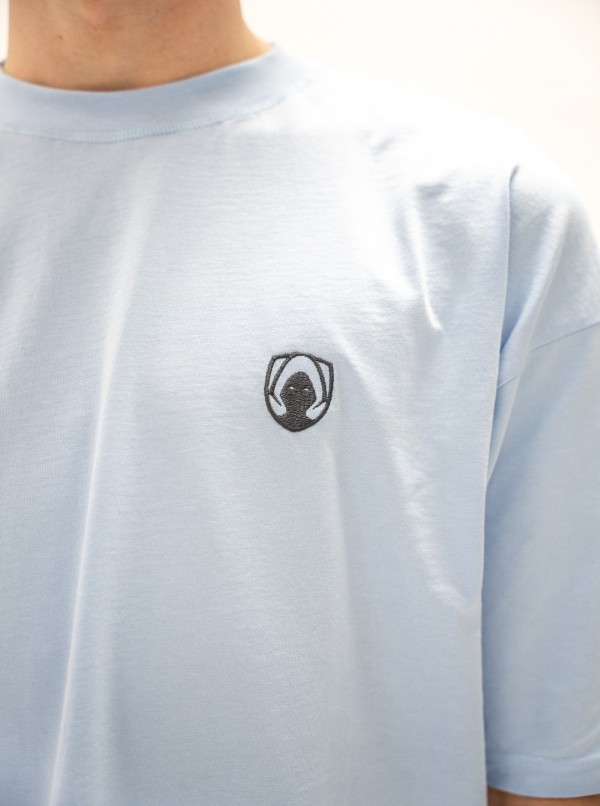 颜色包 SS24 - 超大版型 T 恤 浅蓝色