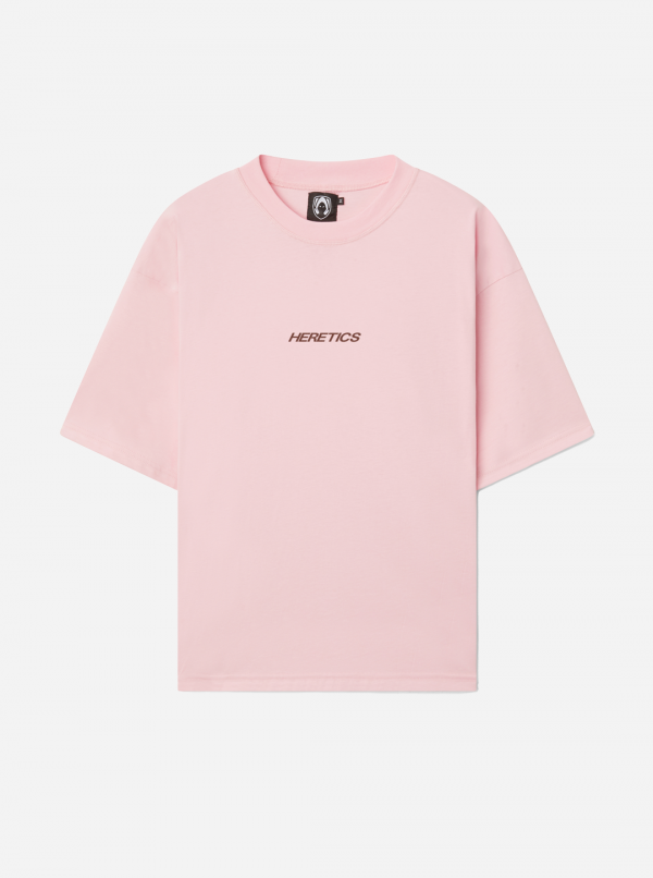 COLOR PACK  SS24  - OVERSIZED FIT TEE PINK LETTERING