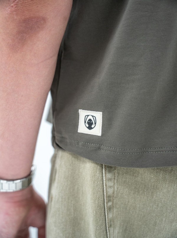 COLOR PACK  SS24  - OVERSIZED FIT TEE MILITARY GREEN