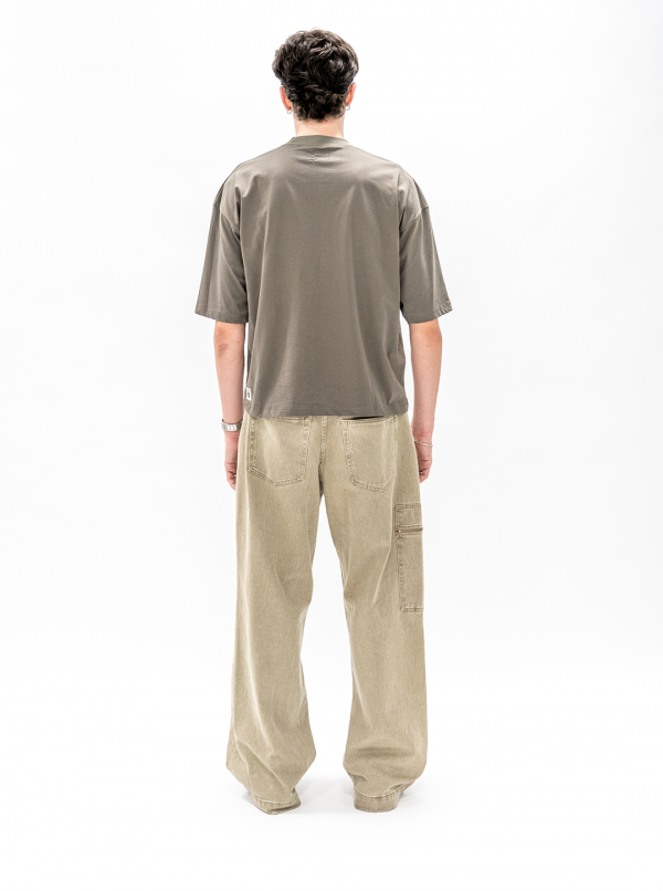 COLOR PACK  SS24  - OVERSIZED FIT TEE MILITARY GREEN