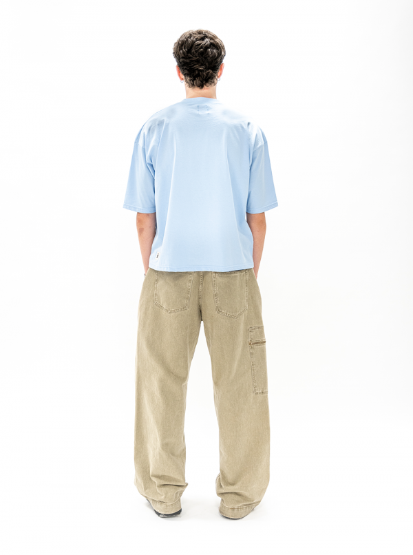 颜色包 SS24 - 超大版型 T 恤 浅蓝色