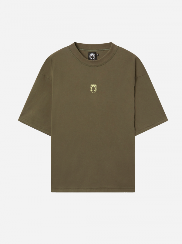 COLOR PACK  SS24  - OVERSIZED FIT TEE MILITARY GREEN