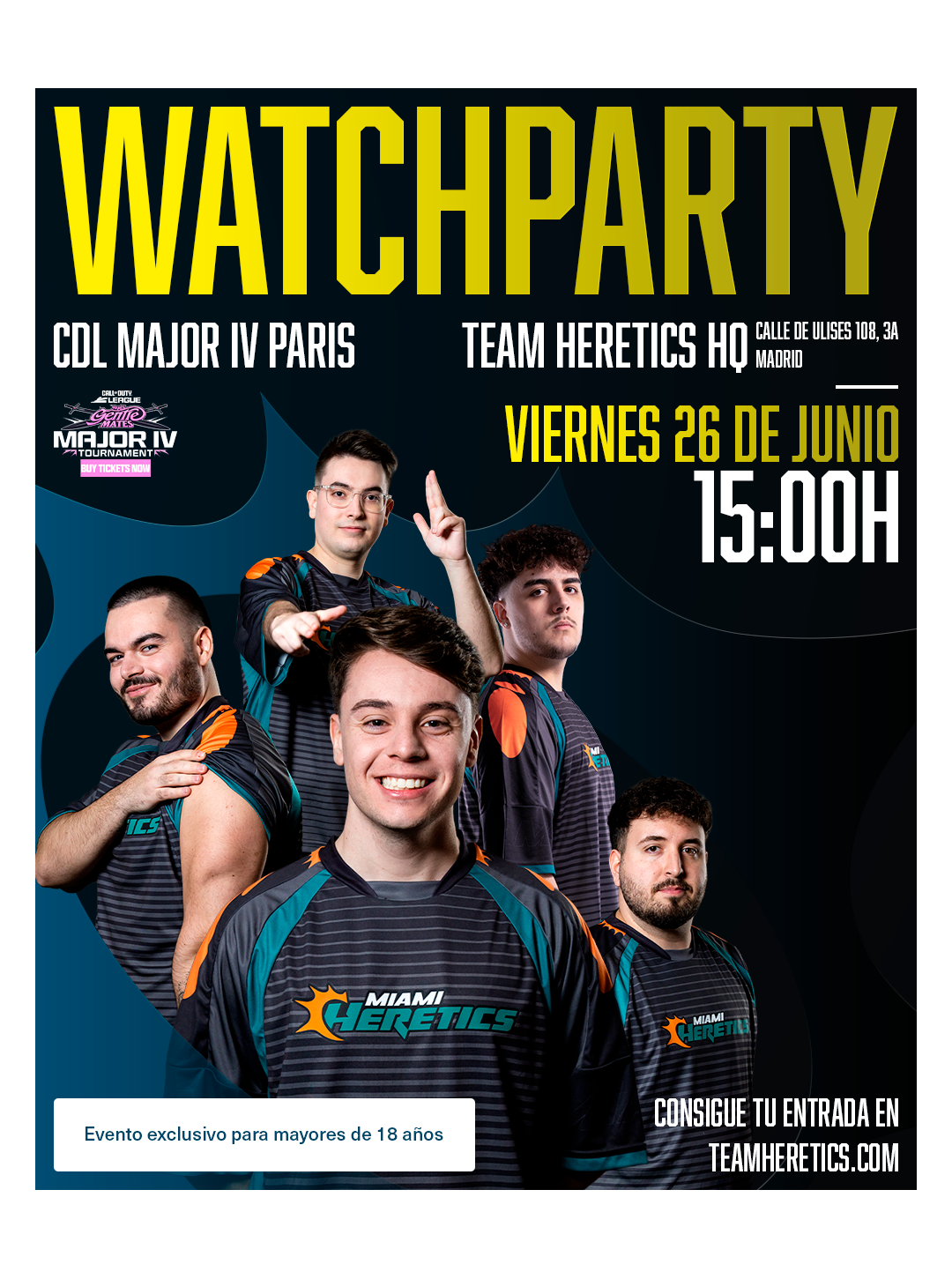 WATCHPARTY - CDL MAJOR IV...