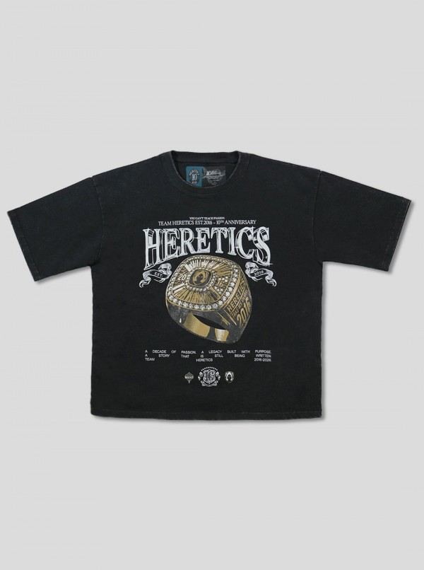 10th ANNIVERSARY — WASHED RING TEE