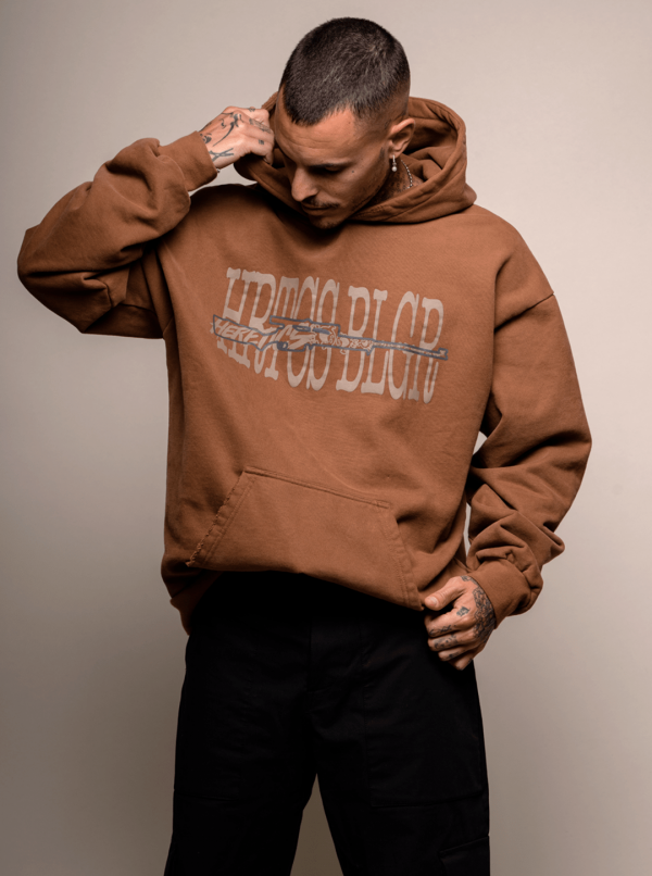 BELAGUER - HOODIE MARRÓN