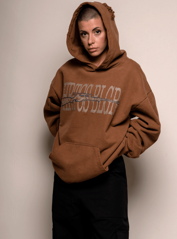 BELAGUER - BROWN HOODIE