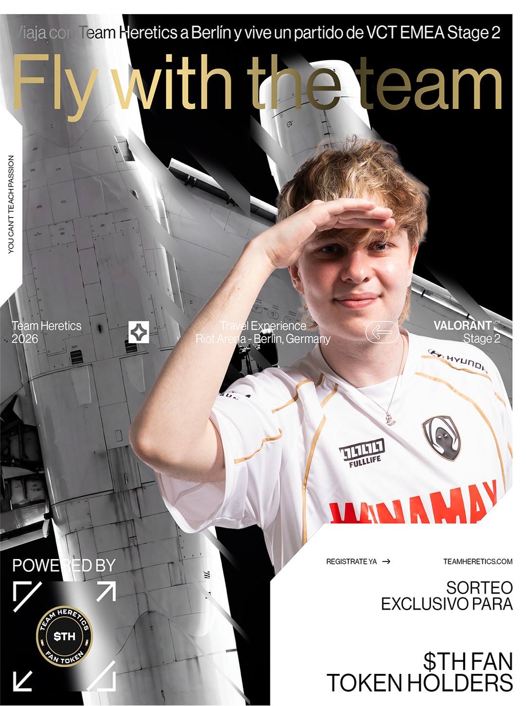SORTEO FLY WITH THE TEAM