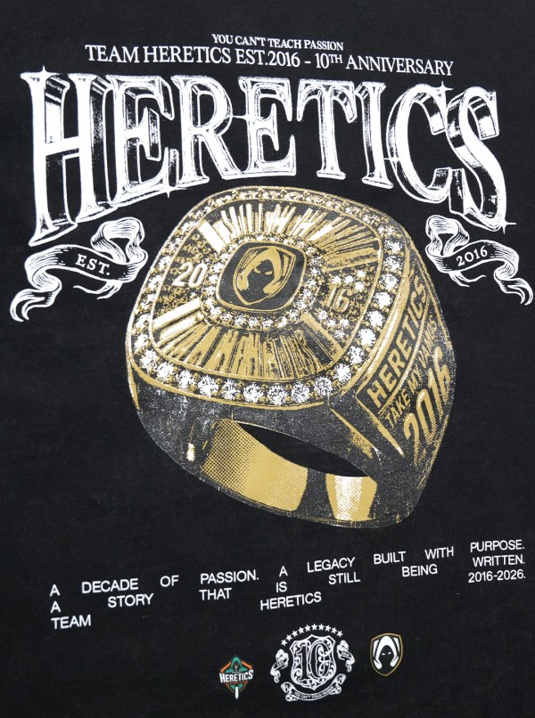 10th ANNIVERSARY — WASHED RING TEE