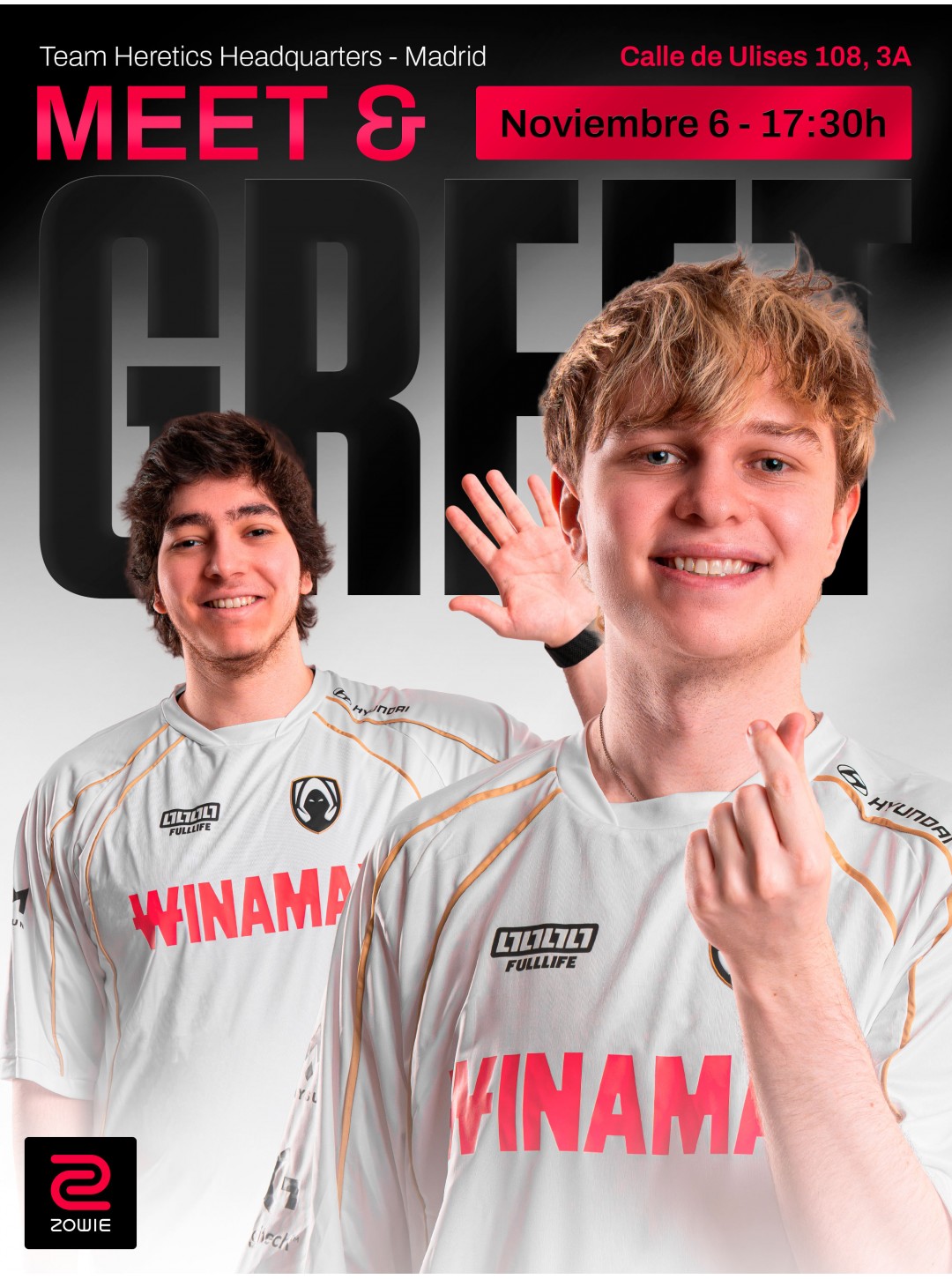 MEET & GREET TEAM HERETICS...